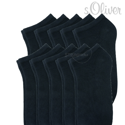 10 Paar s.Oliver Sneaker Socken UNISEX / schwarz, weiß, grau, blau Art.  24118 | eBay